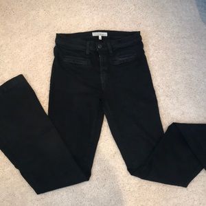 Joie black flare jeans